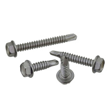 ST4.2*35MM SS316 Stainless Steel Hexagon flange drilling screw